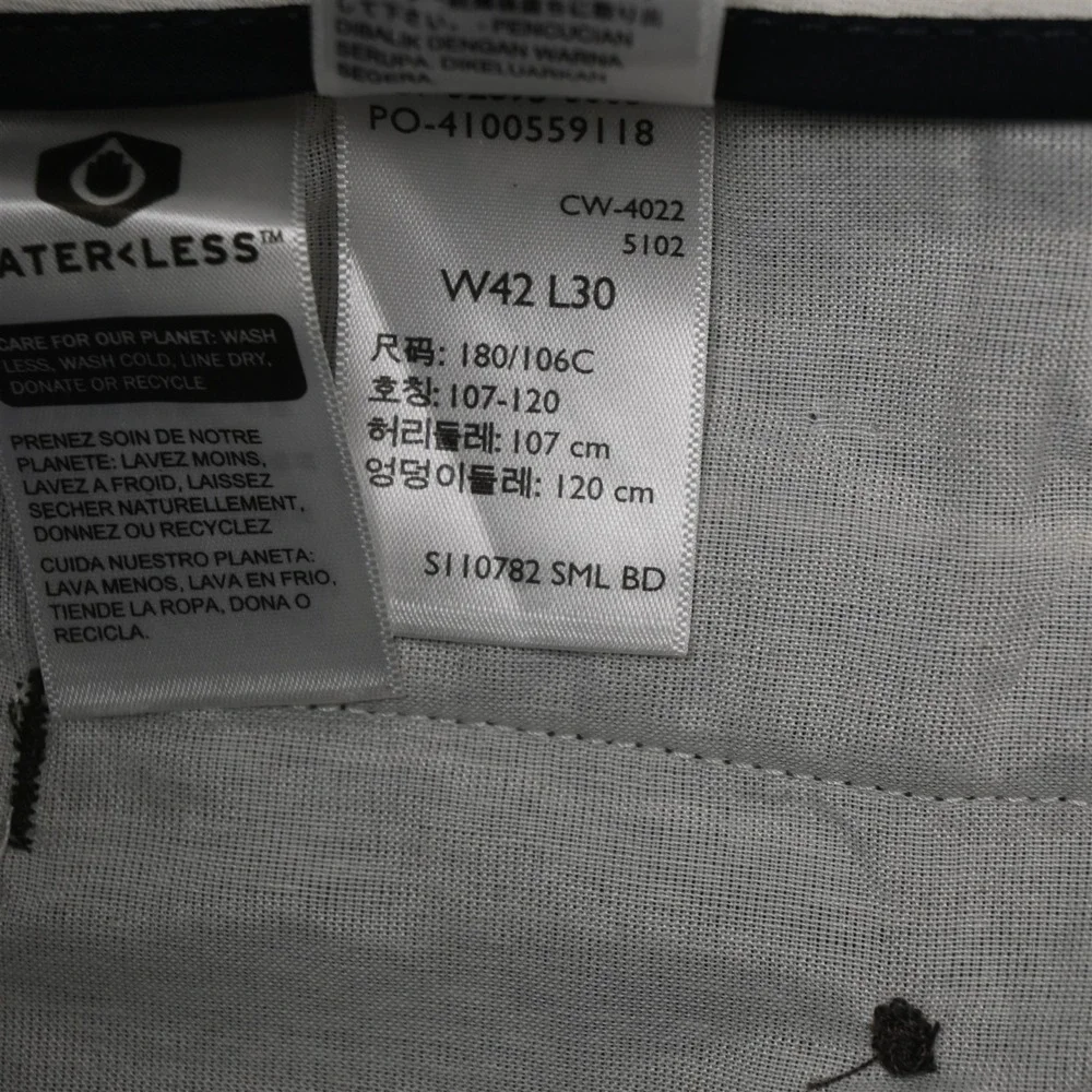 Dockers pants size